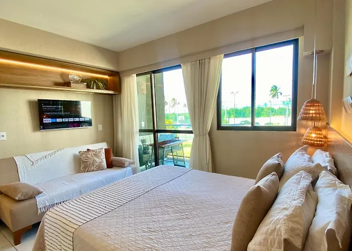 Flat elegante com fácil acesso à Praia Muro Alto- Mana Beach Experience Pôrto das Galinhas